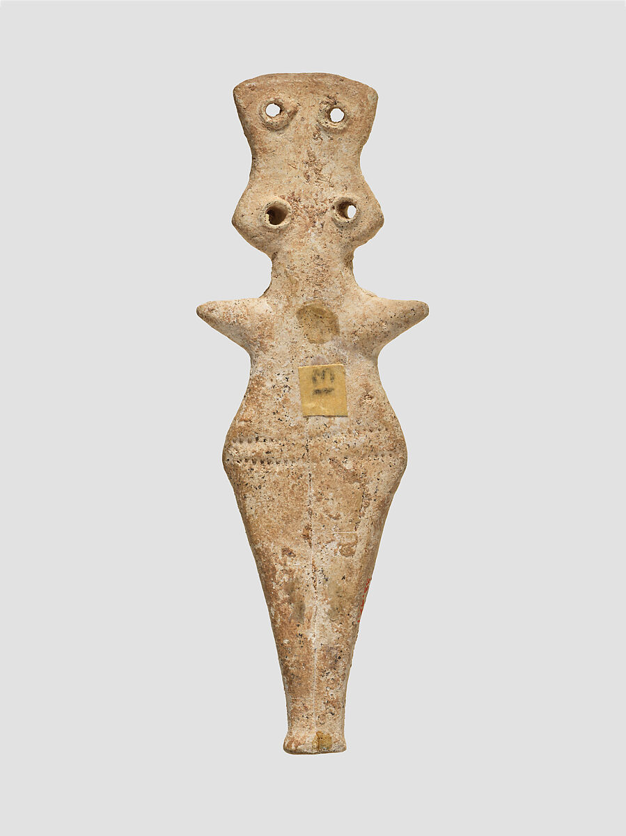 Nude female figure, Ceramic