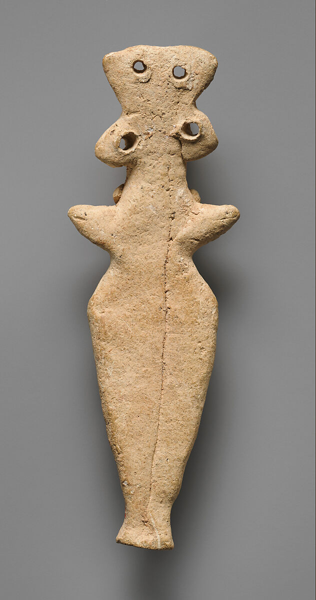 Nude female figure, Ceramic