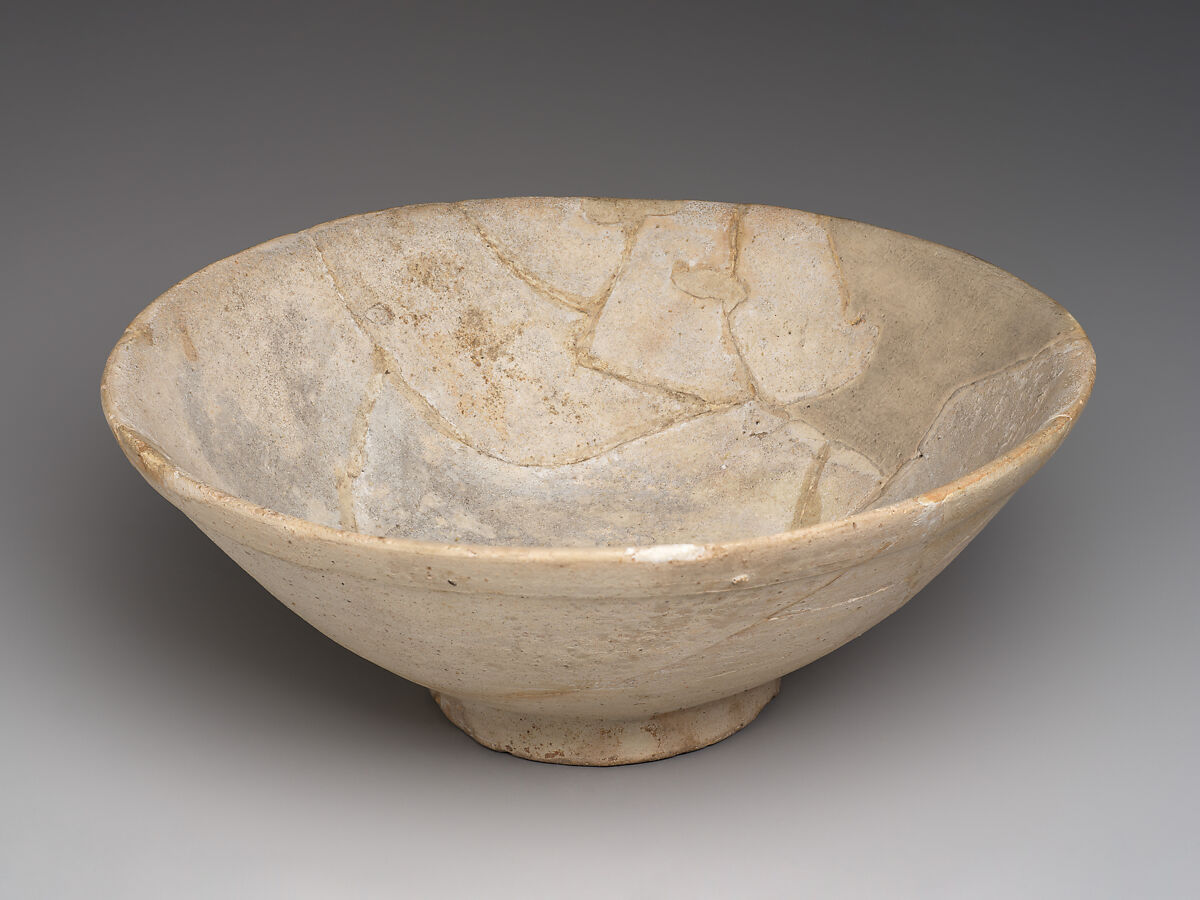 Glazed bowl, Ceramic, glaze, Sasanian or Islamic