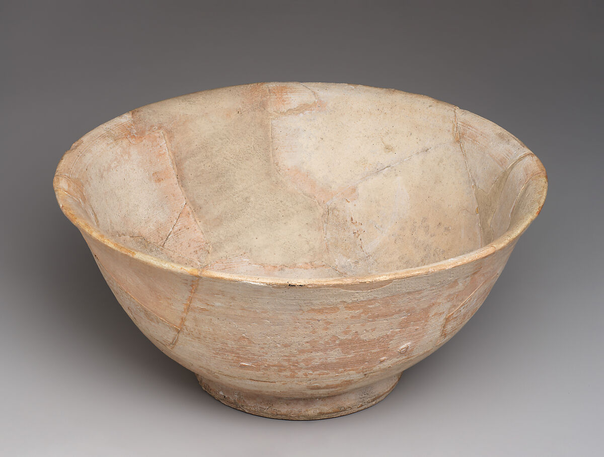 Glazed bowl, Ceramic, glaze, Sasanian or Islamic