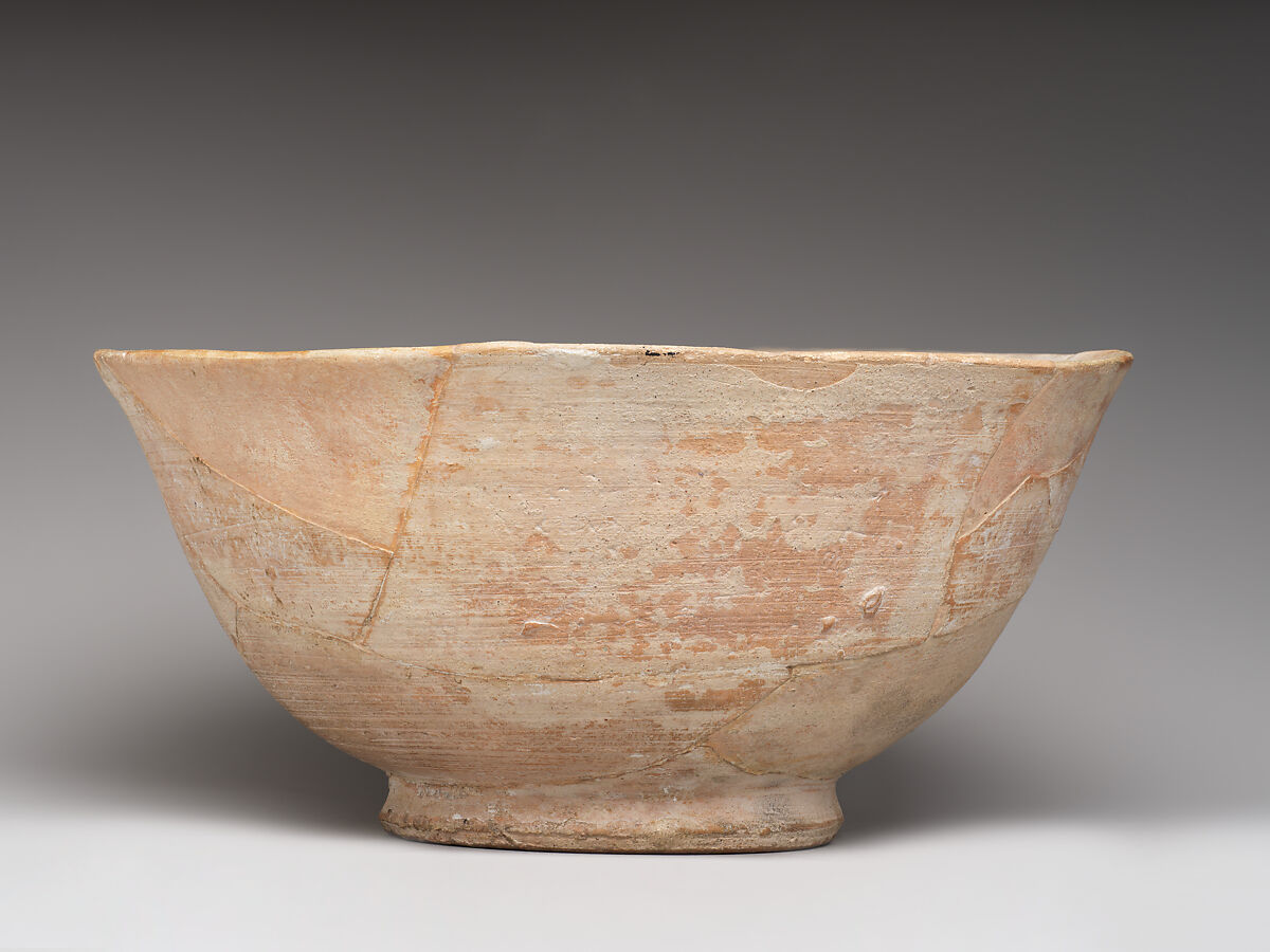 Glazed bowl, Ceramic, glaze, Sasanian or Islamic
