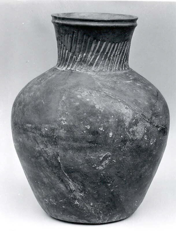 Jar, Ceramic, glaze, Sasanian or Islamic 