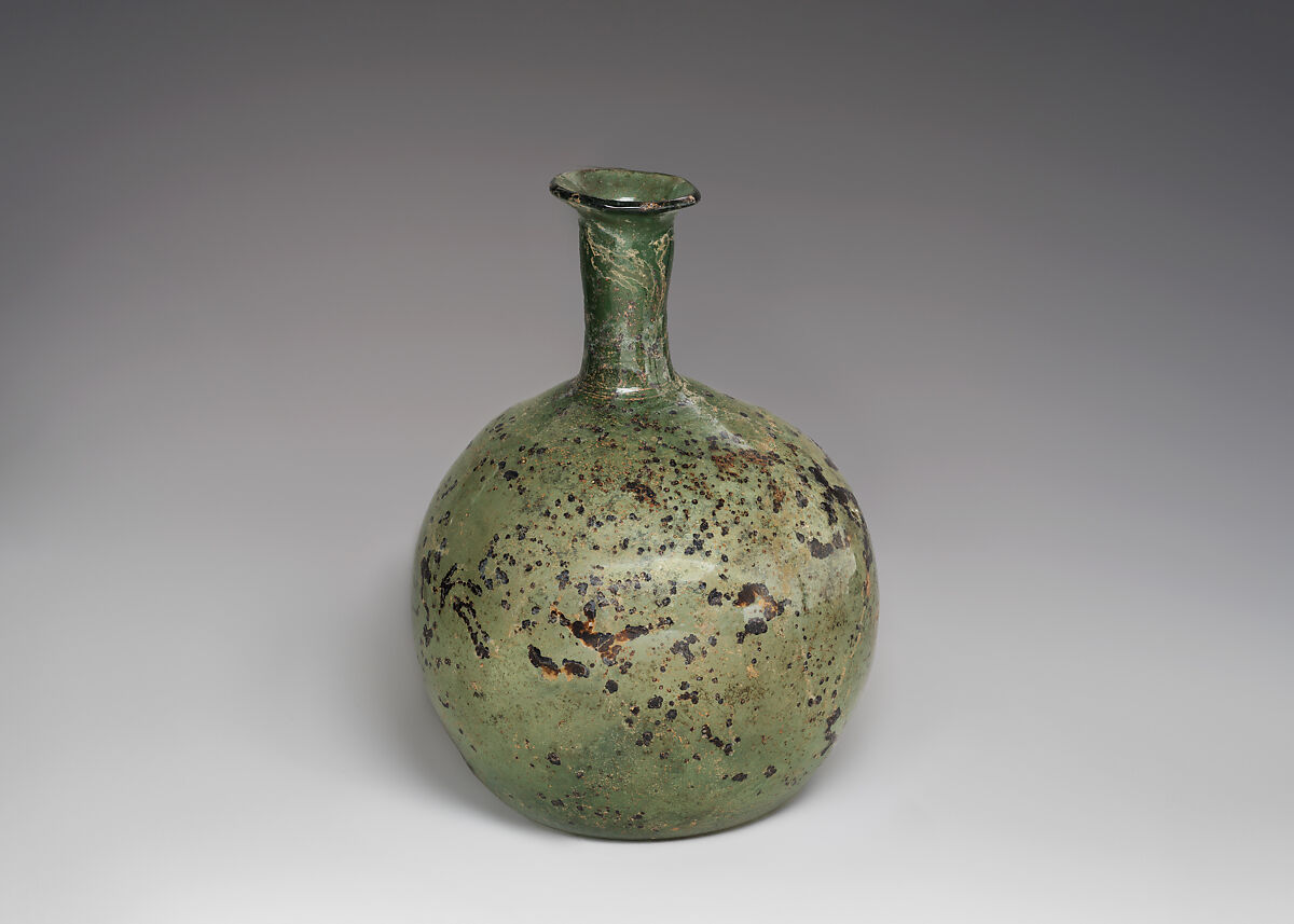 Bottle, Glass, Sasanian 