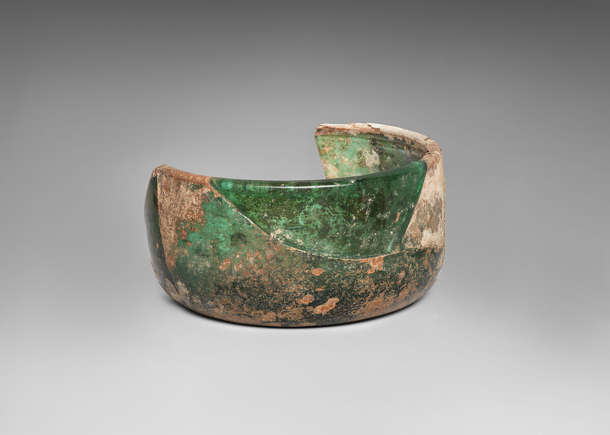 Glass bowl, Glass, Sasanian 