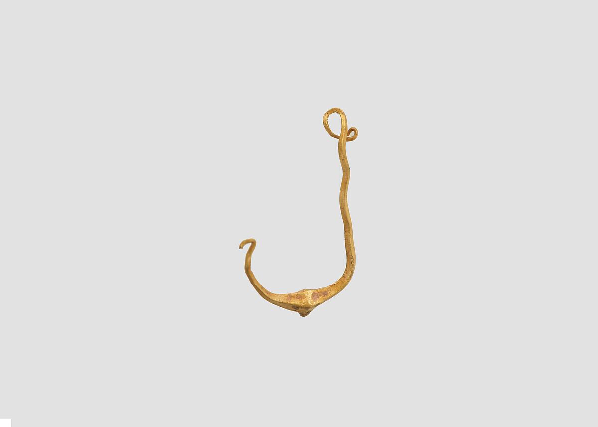 Earring, Gold, Sasanian