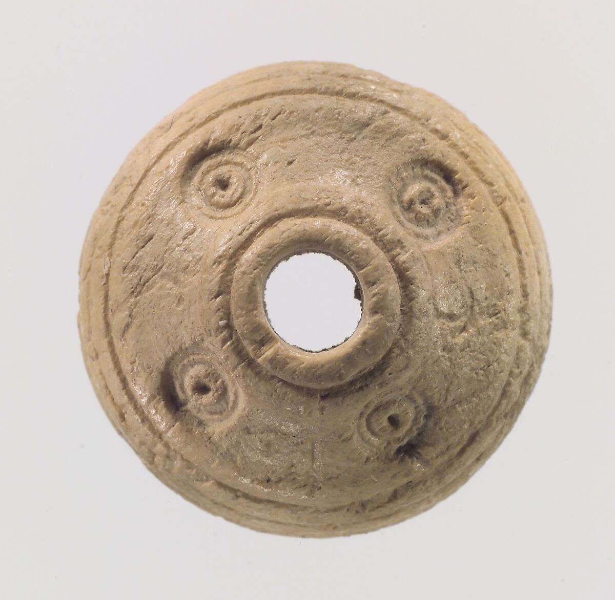 Button, Bone, Sasanian 