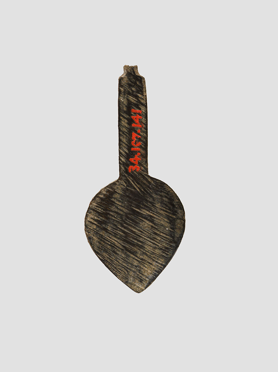 Handle end, Bronze, Sasanian