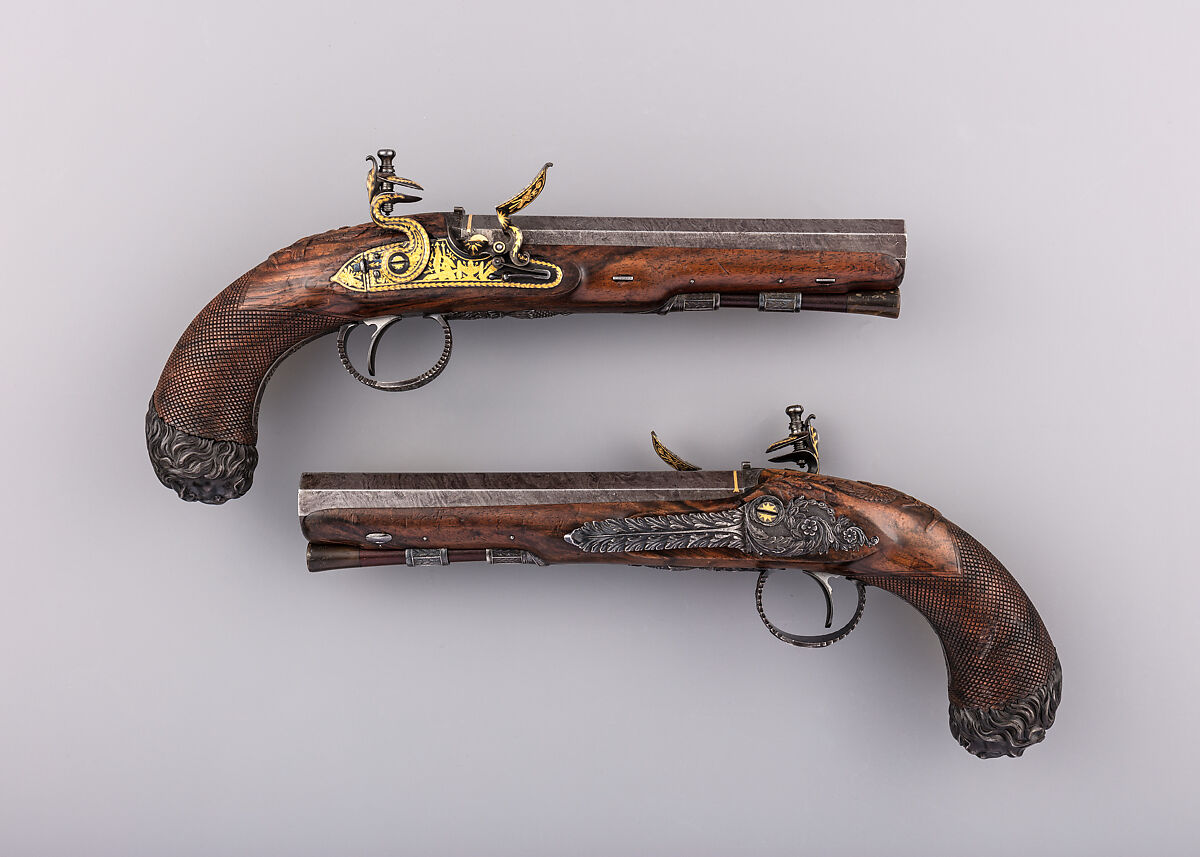 John Manton & Son, Pair of Flintlock Pistols, British, London