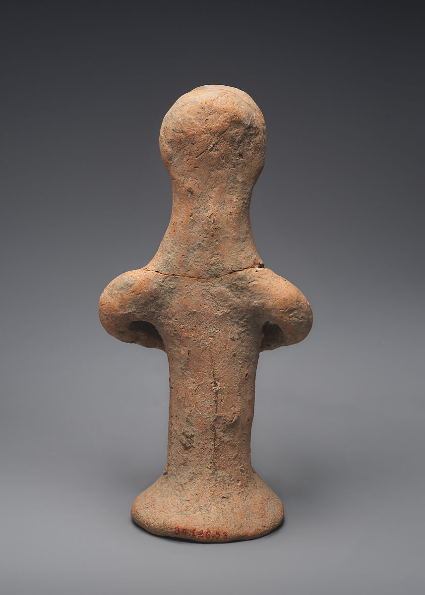 Nude female figure, Ceramic, Israelite