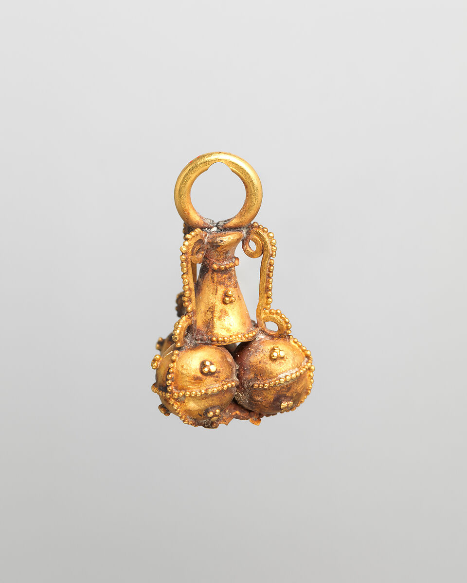 Earrings, Gold, Parthian 