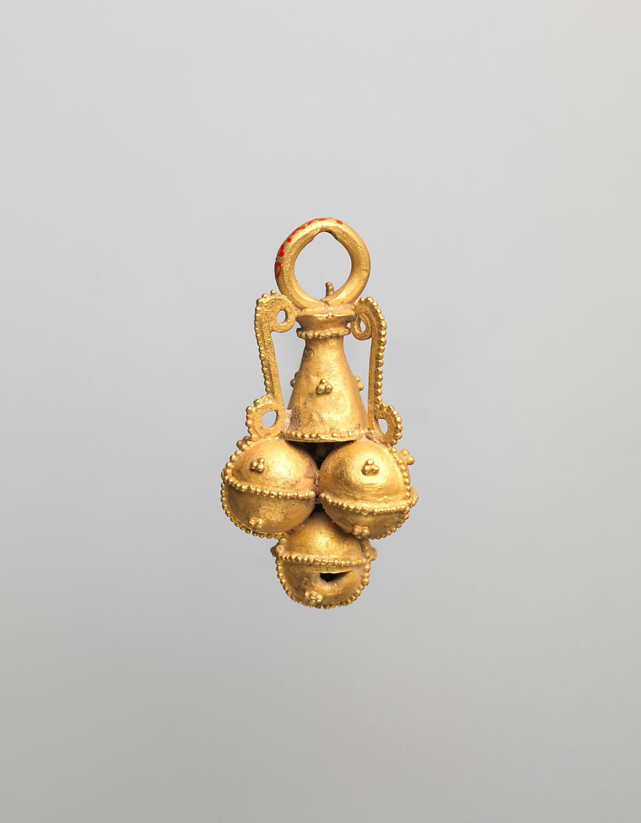 Earrings, Gold, Parthian 