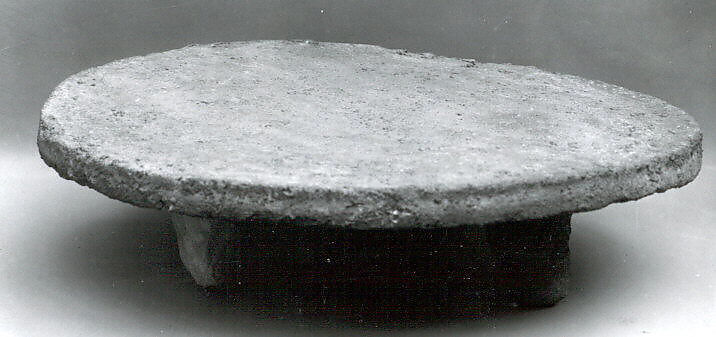 Ceramic bread stand, Ceramic, Sasanian 