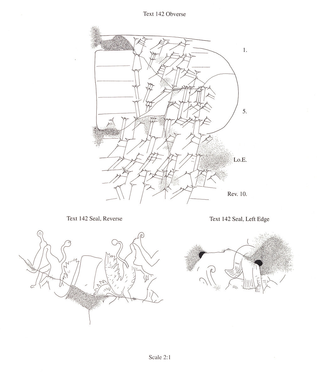 Cuneiform tablet impressed with seals: administrative document inscribed in Achaemenid Elamite, Clay, Achaemenid