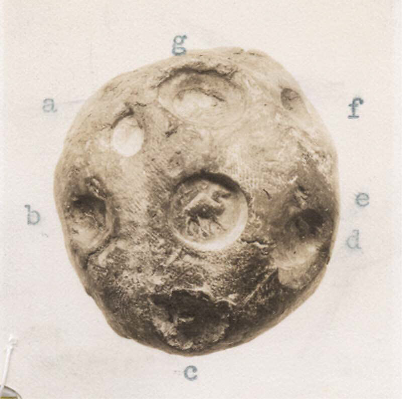 Sealing, Un-baked clay, Sasanian