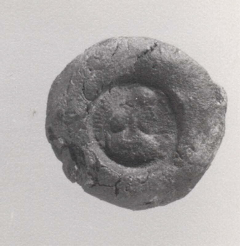 Sealing, Un-baked clay, Sasanian 