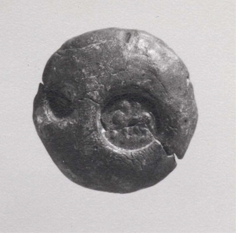 Sealing, Un-baked clay, Sasanian 