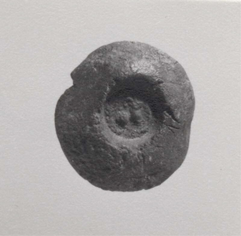 Sealing, Un-baked clay, Sasanian 