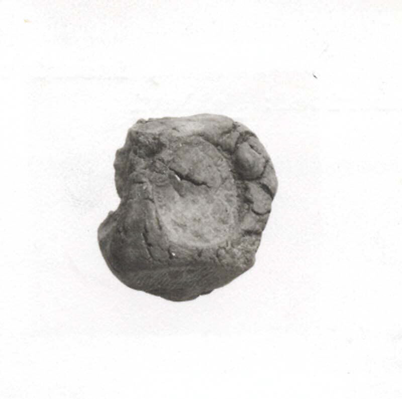 Sealing, Un-baked clay, Sasanian