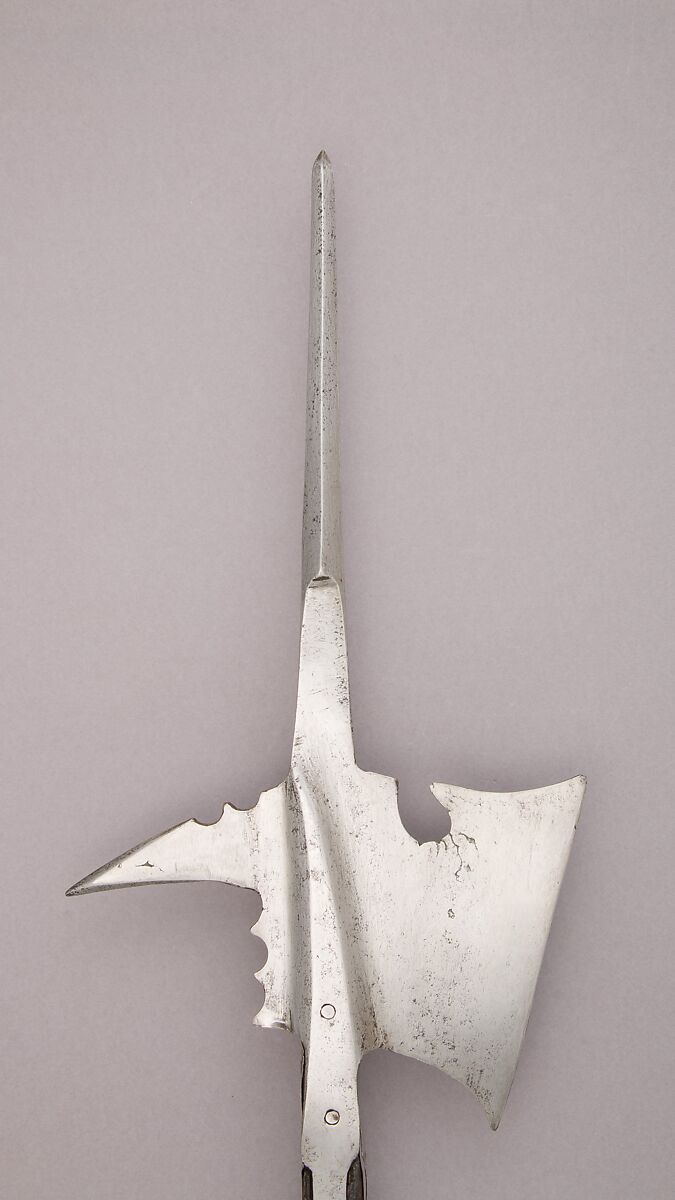 Halberd, Steel, wood (oak), German