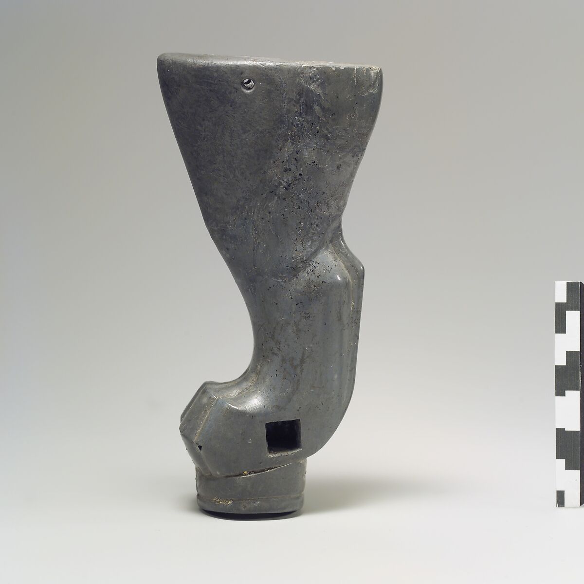 Furniture support: lion's leg, Ivory (hippopotamus), Old Assyrian Trading Colony