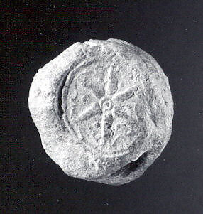 Sealing with stamp seal impressions: radiating griffins; banquet scene, Ceramic, Old Assyrian Trading Colony 