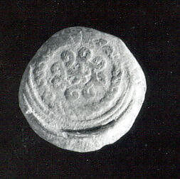 Sealing with stamp seal impression: double-headed eagle and geometric borders, Ceramic, Old Assyrian Trading Colony 