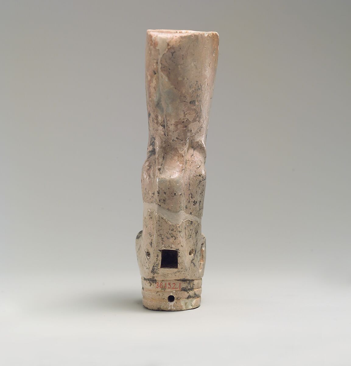 Furniture support: lion's leg, Ivory (hippopotamus), Old Assyrian Trading Colony