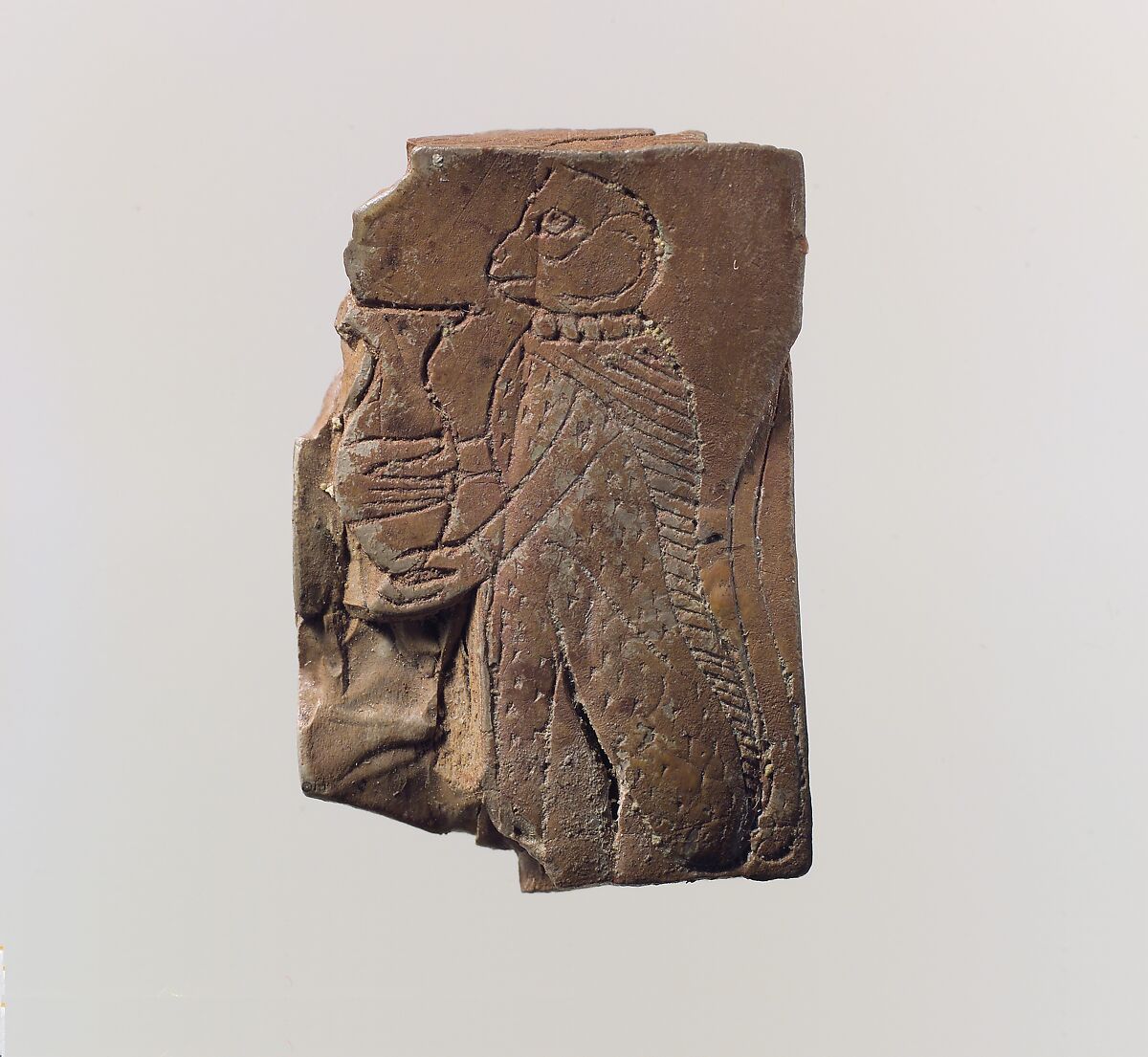 Furniture element with a monkey, Ivory, Old Assyrian Trading Colony