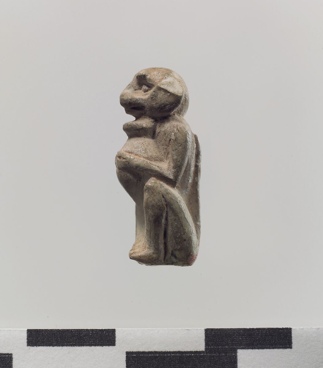 Monkey holding vessel, Ivory, Old Assyrian Trading Colony