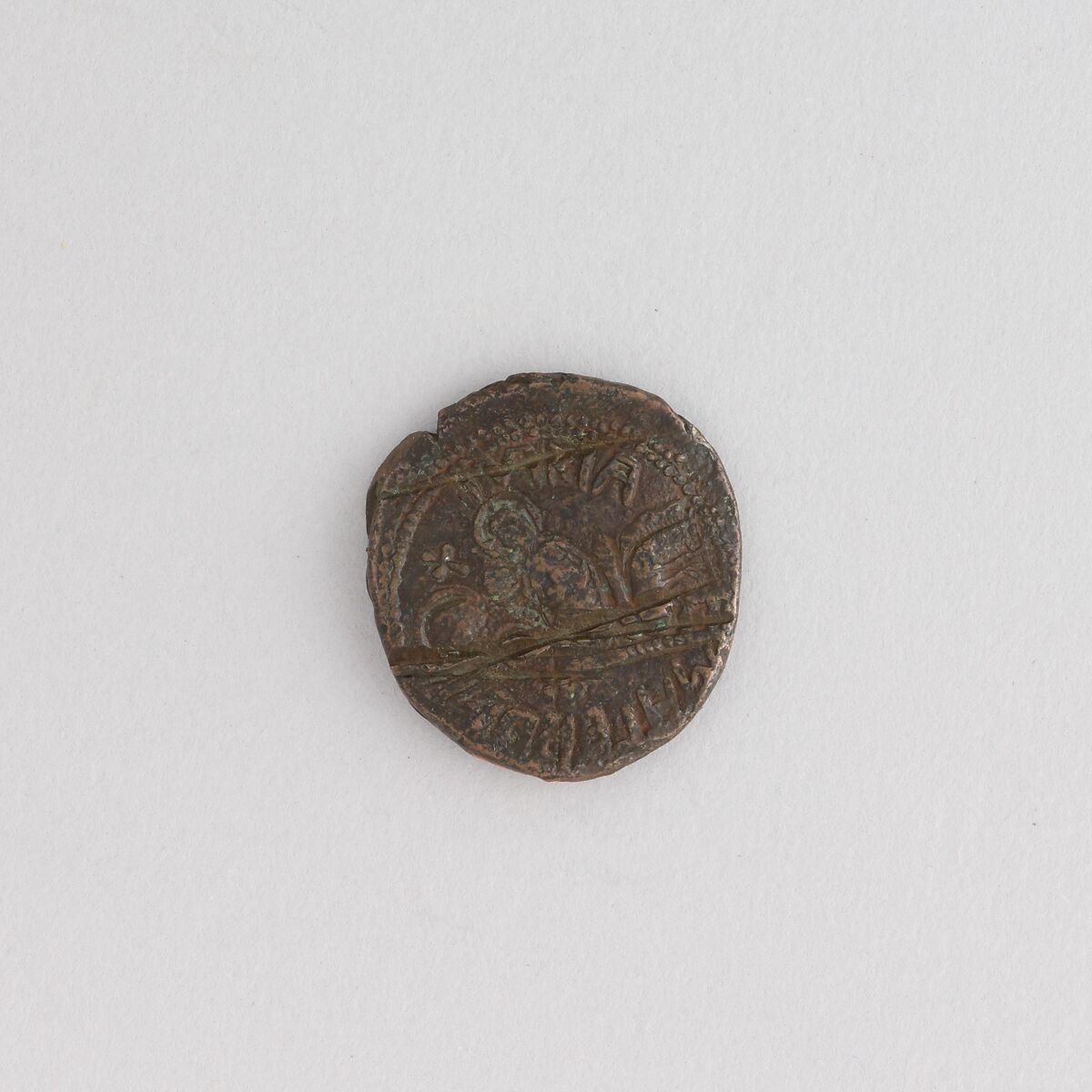 Coin of Roger I, Duke of Sicily, Bronze, Italian, Sicily
