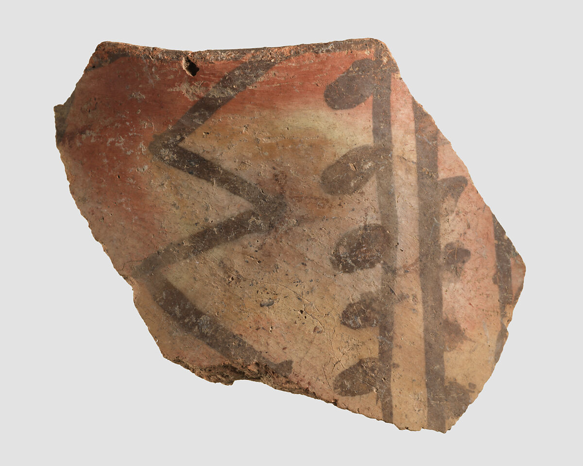 Sherd, Ceramic, paint, Iran 