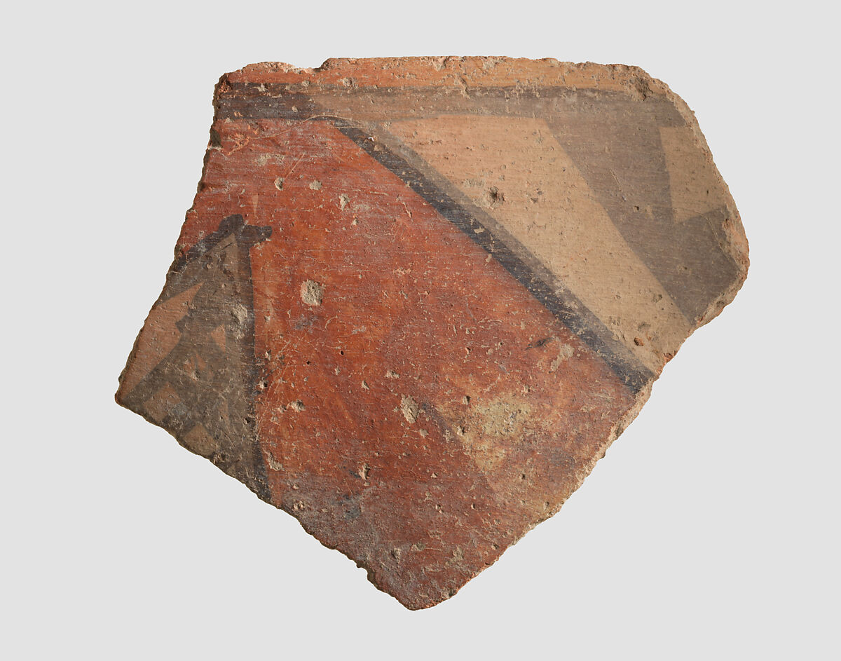 Sherd, Ceramic, paint, Iran 