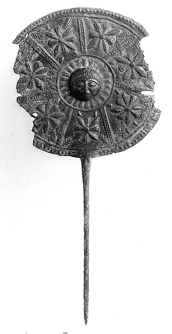 Disc-headed pin, Bronze, Iran 