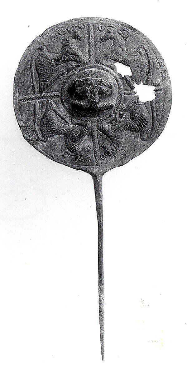 Disc-headed pin, Bronze, Iran