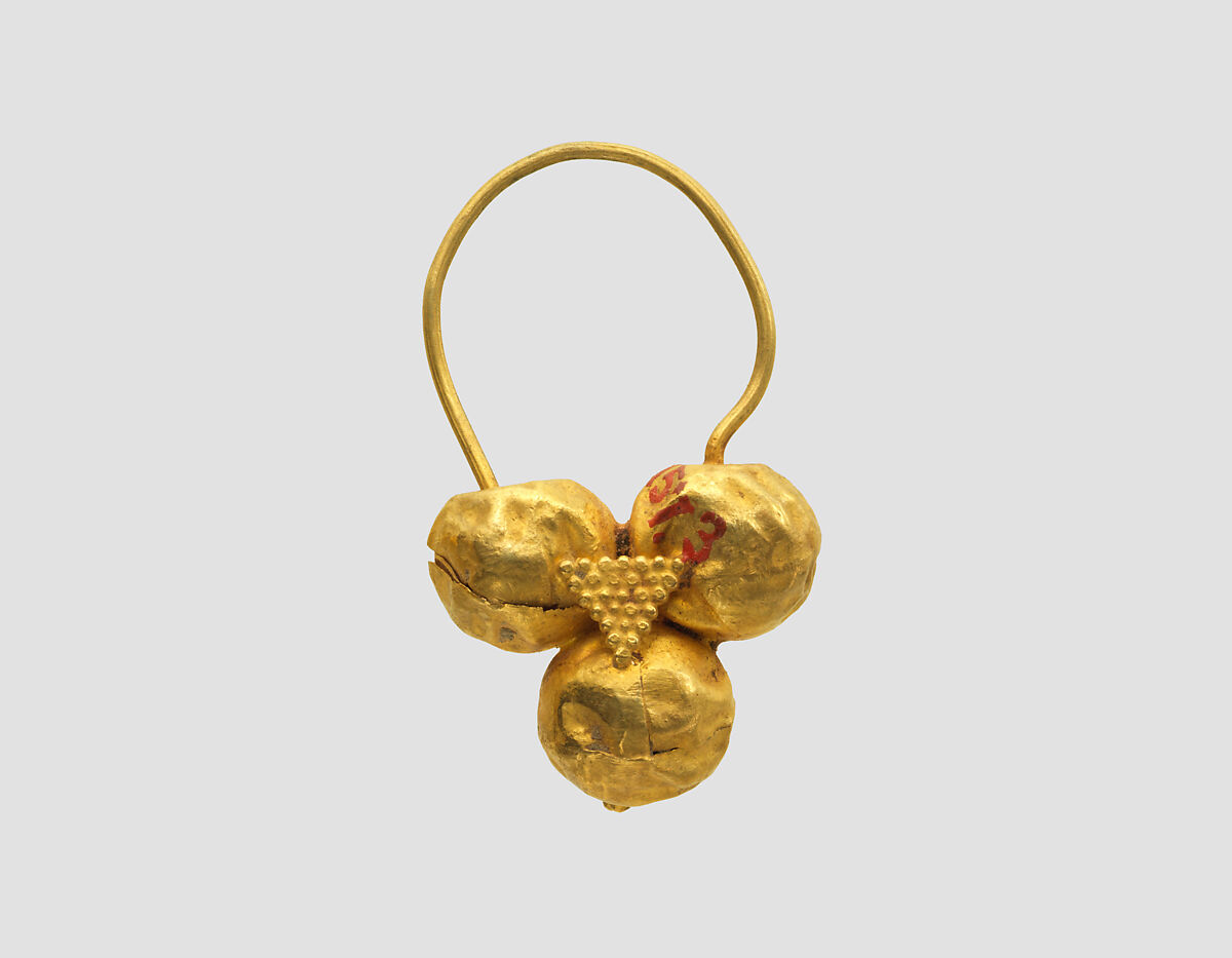 Earrings, Gold, Parthian