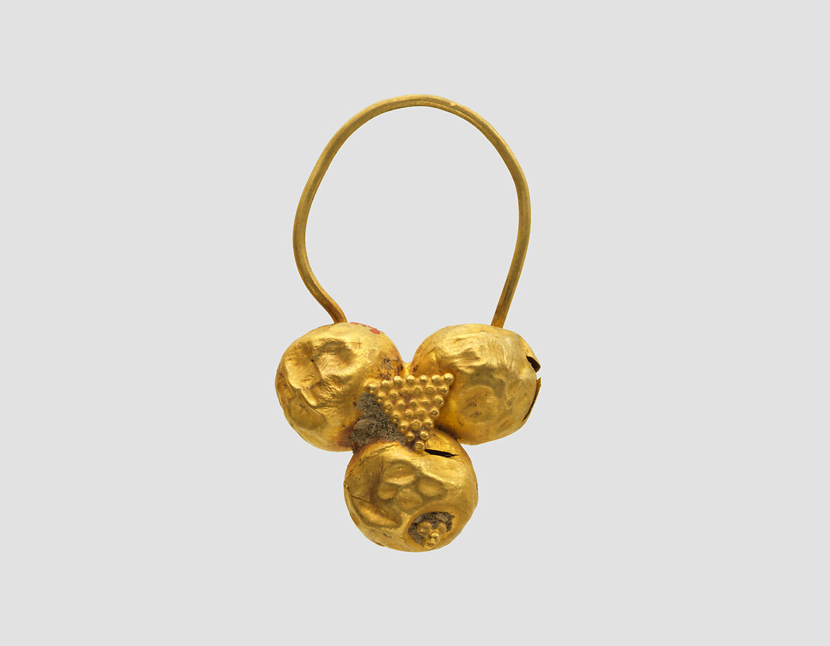 Earrings, Gold, Parthian 