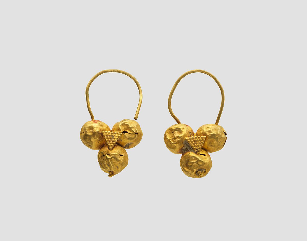 Earrings, Gold, Parthian