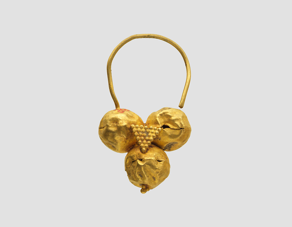 Earrings, Gold, Parthian 