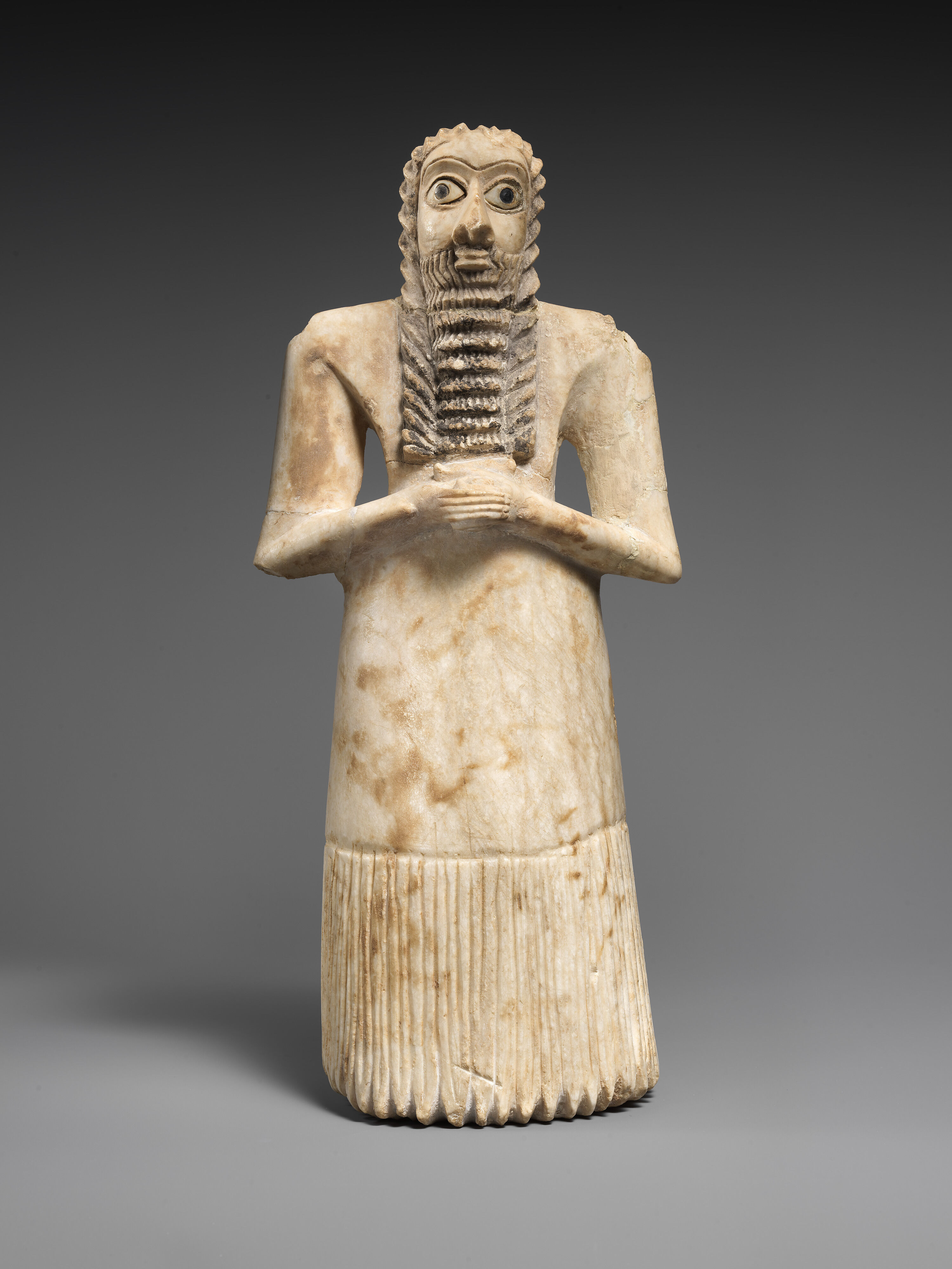 Standing male worshiper - Sumerian - Early Dynastic I-II - The