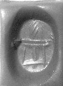 Stamp seal, Carnelian, Sasanian 