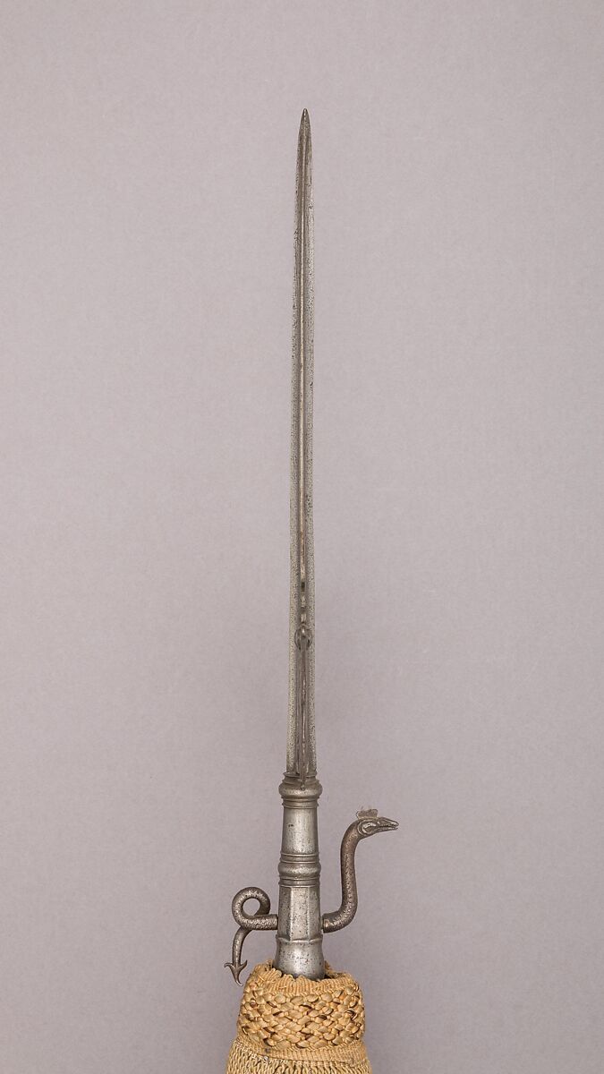 Partisan, Iron, wood, textile, brass, French