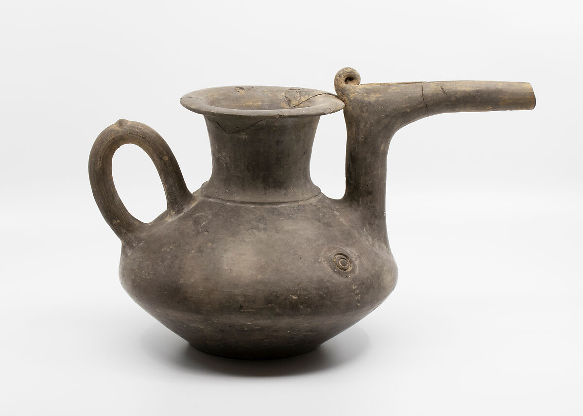 Spouted vessel, Ceramic, Iran 