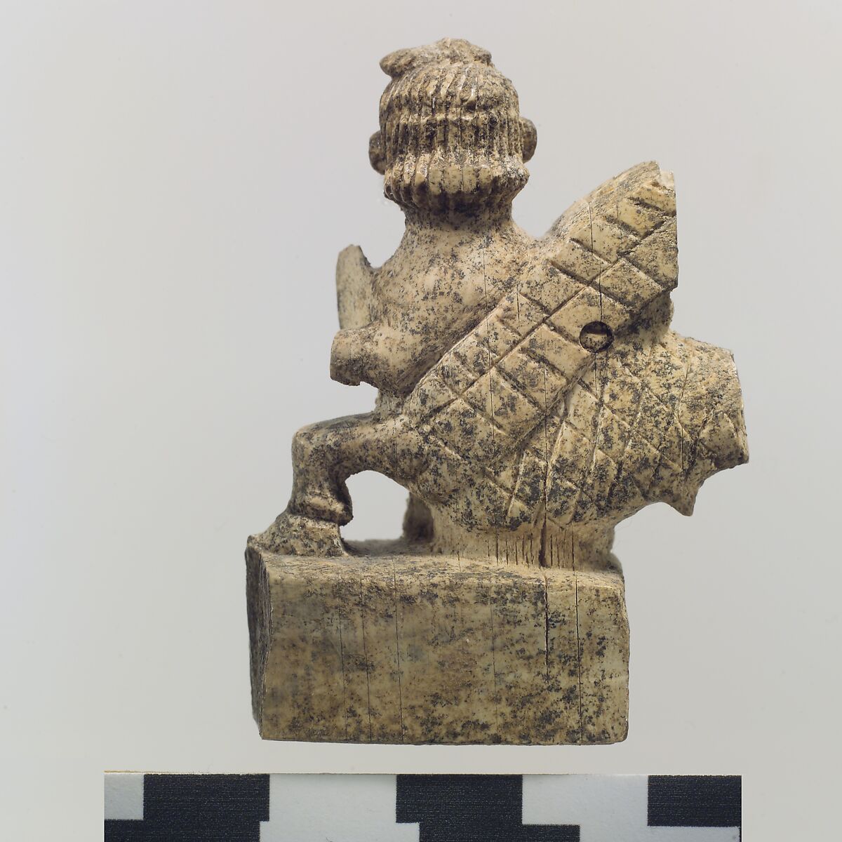 Figure of a supernatural creature, Ivory, Iran