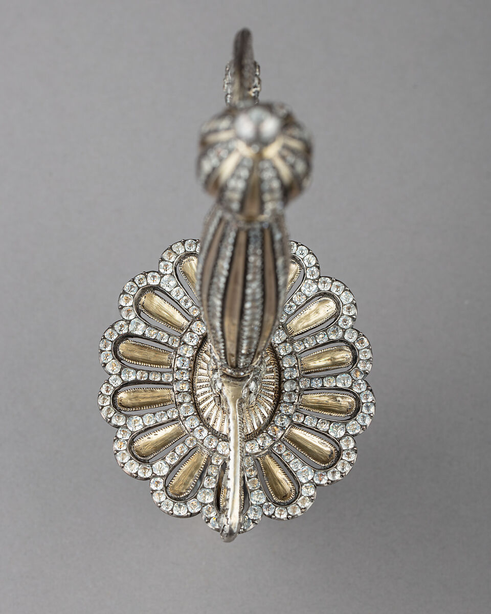 Smallsword, Steel, gold, silver, textile, paste jewels, French