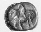 Stamp seal, Bronze, Sasanian 