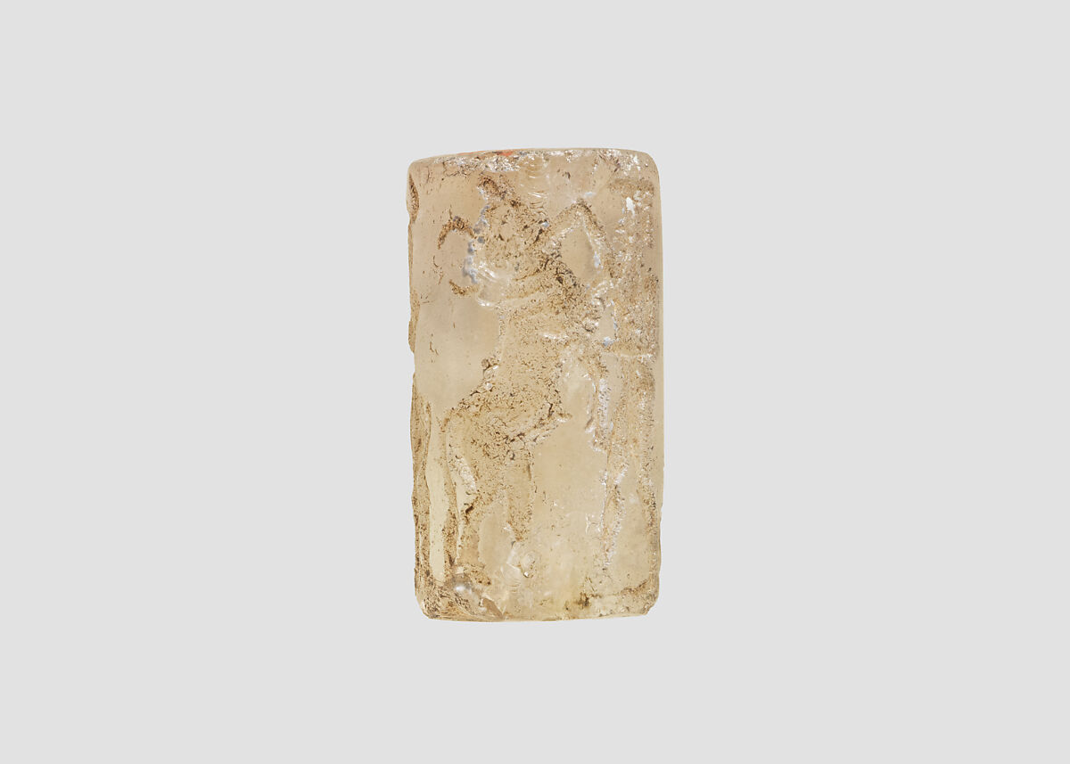 Cylinder seal, Quartz, Akkadian