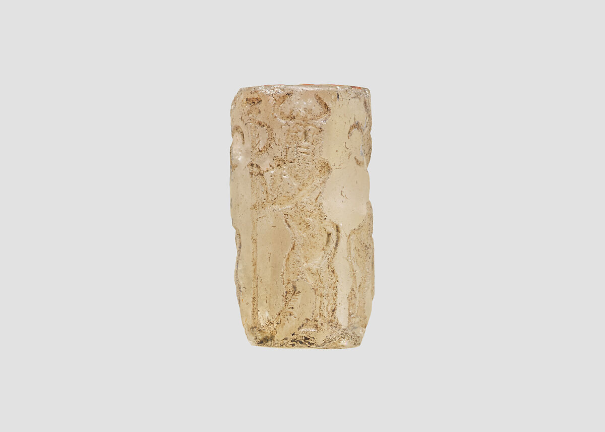 Cylinder seal, Quartz, Akkadian