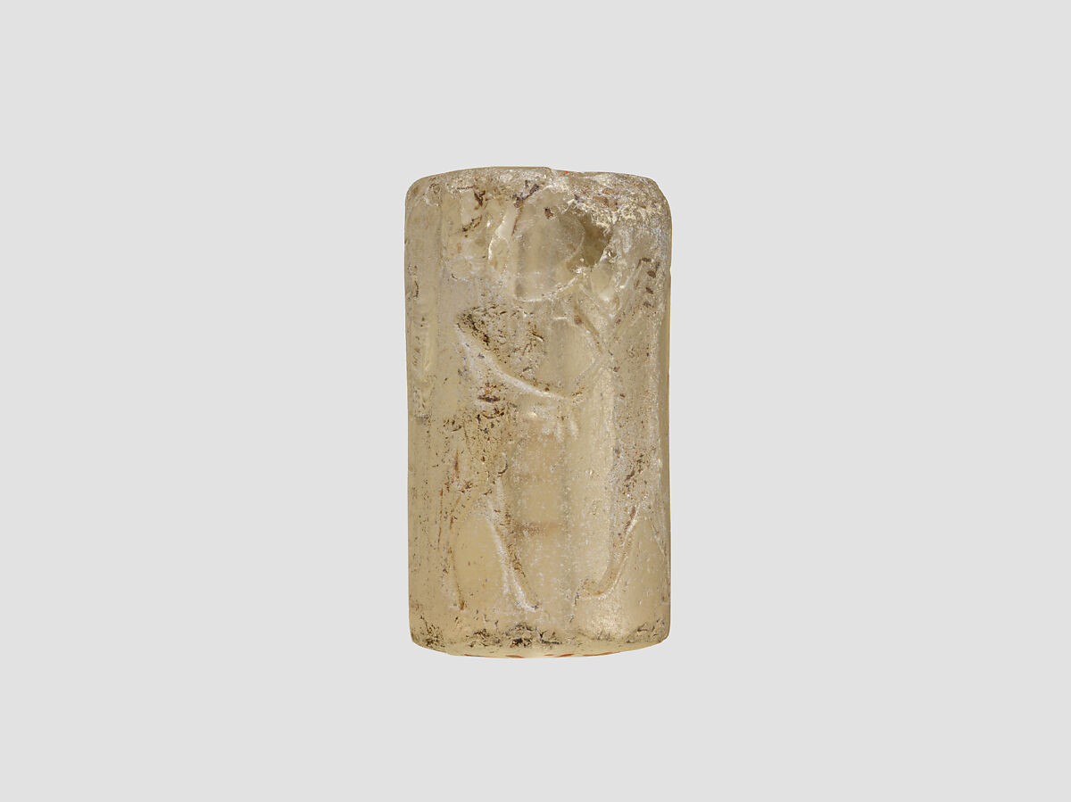 Cylinder seal, Rock crystal, Neo-Sumerian