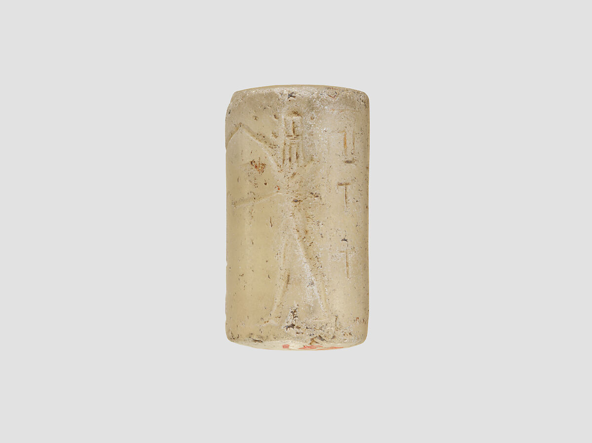 Cylinder seal, Rock crystal, Neo-Sumerian