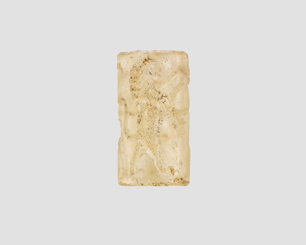 Cylinder seal, Rock crystal, Akkadian